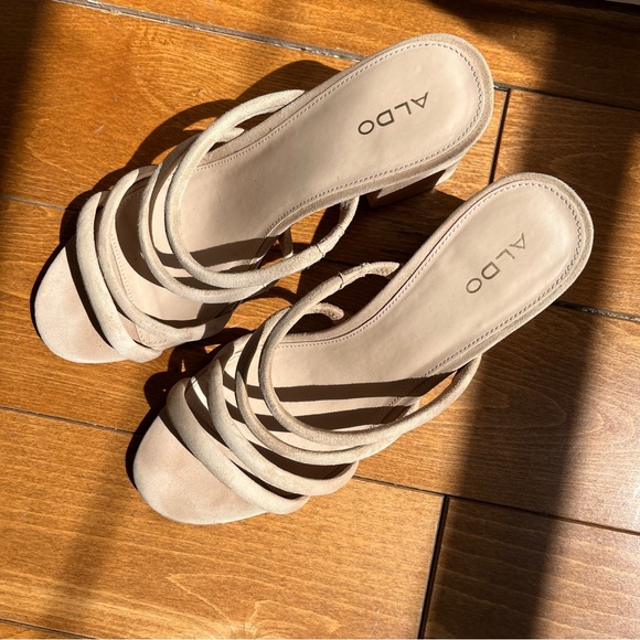 Strappy Suede Sandals - Picture 2 of 6